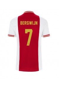Ajax Steven Bergwijn #7 Voetbaltruitje Thuis tenue 2022-23 Korte Mouw